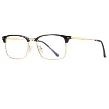 Горячая Распродажа, очки с металлической оправой, анти-синий светильник, для мужчин и женщин, модные очки с защитой от компьютера, защитные очки, цветные очки