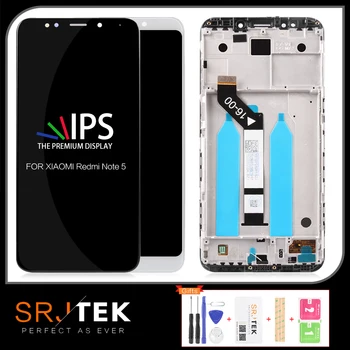 

Srjtek Display For XIAOMI Redmi Note 5 LCD For Redmi 5 Plus LCD Touch Digitizer Frame 5.99 For Xiaomi Redmi Note 5 Pro Screen