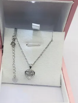 

Latest Arrival Combination Girls Choker Necklaces Link Heart Inlaid With Geometric Round Zircon Crystal Stars Trendy Pendant