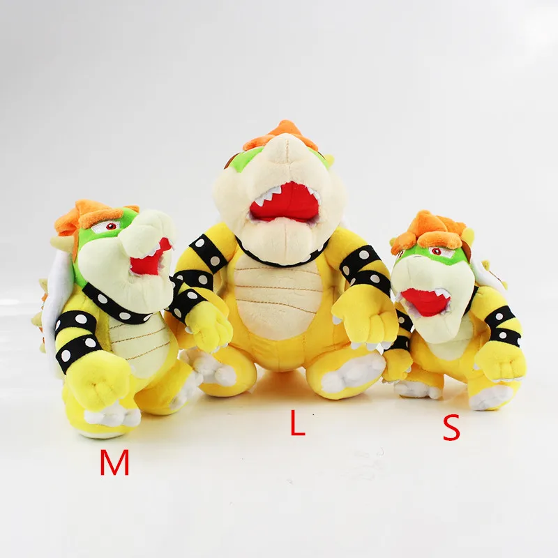 15-28 см Super Mario Broser JR 3D Land Bone Kubah Koopa Dragon Dark Bowser Kamek Waluigi Wario Lemmy Morton Roy Bully плюшевые игрушки