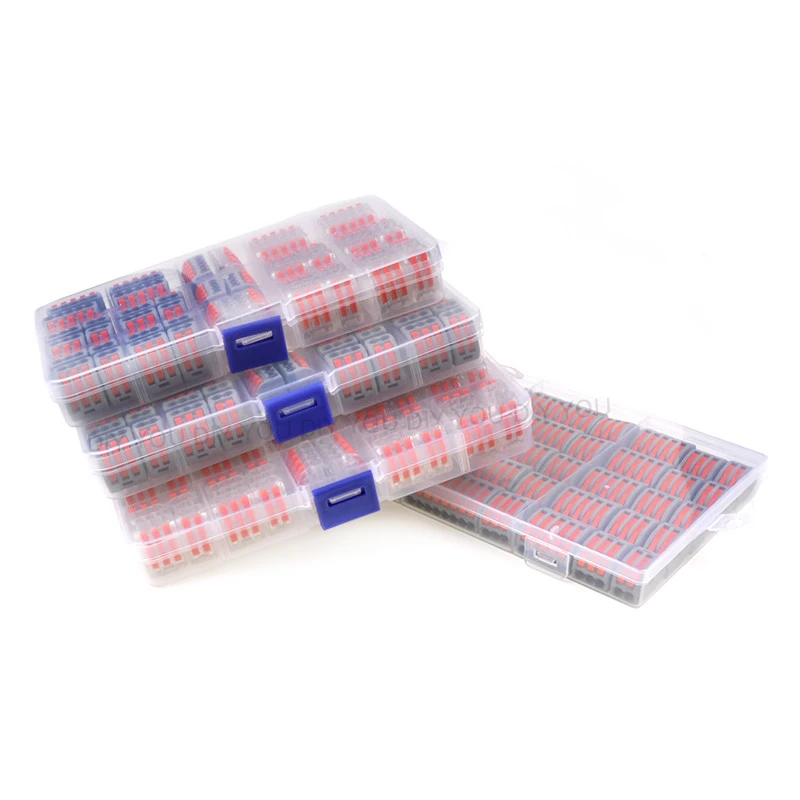 

11-46PCS/Boxed DIY YOU 222 Type Push-in Wire Connectors Universal Compact Terminal Block Home Lighting Wiring Connector 214-223