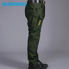 2022 Shimano Fishing Clothes Autumn Winter Tactical Pants for Fishing Trousers Male Plus Fleece Outdoor Fishing Men's Clothing