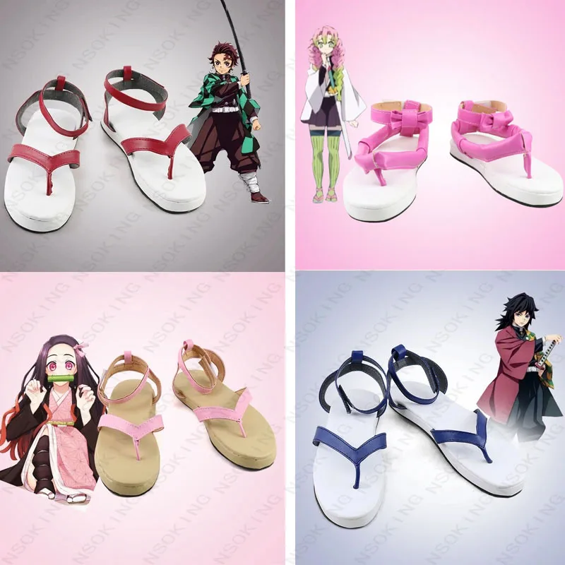 Bottes Cosplay Demon Slayer Kimetsu No Yaiba - Personnage Kanroji Mitsuri, Sur Mesure (tailles US3 à US14)