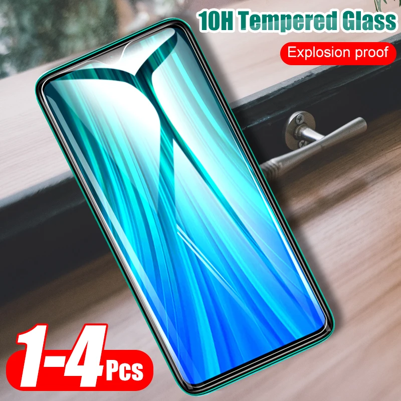 1-4 шт 10H прозрачное Защитное стекло для Xiaomi Redmi Note 8T 8 7 Pro K20 Защитная пленка для экрана Redmi 8A 7A закаленное стекло