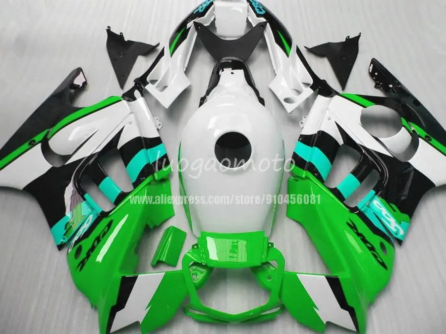 Комплект обтекателей для HONDA CBR600F3 97-98 1997 1998 CBR 600 F3 97 98 Кузов мотоцикла с зеленым