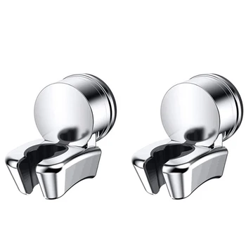 

Vacuum Suction Shower Head Holder Handheld Shower Head Holder Wall Mount Bracket with Reusable Adhesive Tray for Bathroom,