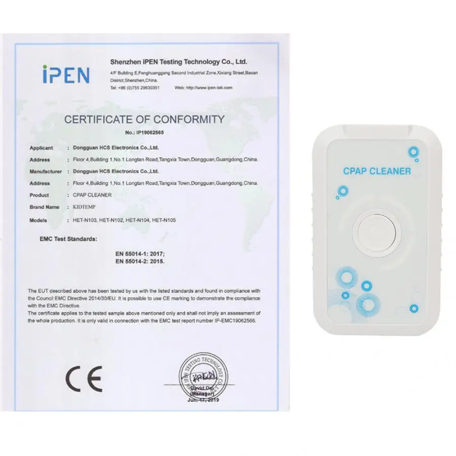 CPAP Sterilizer Cleaner Low Noise Respirator Ozone Disinfector Sanitizer Disinfection