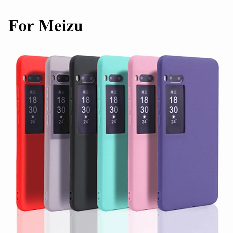 

For Meizu Pro 7 case Candy color Ultra-Thin Matte Silicone TPU Case For Meizu M5S M6 Note 8 x8 Pro 6 7 Plus 15 16 16X Plus M15