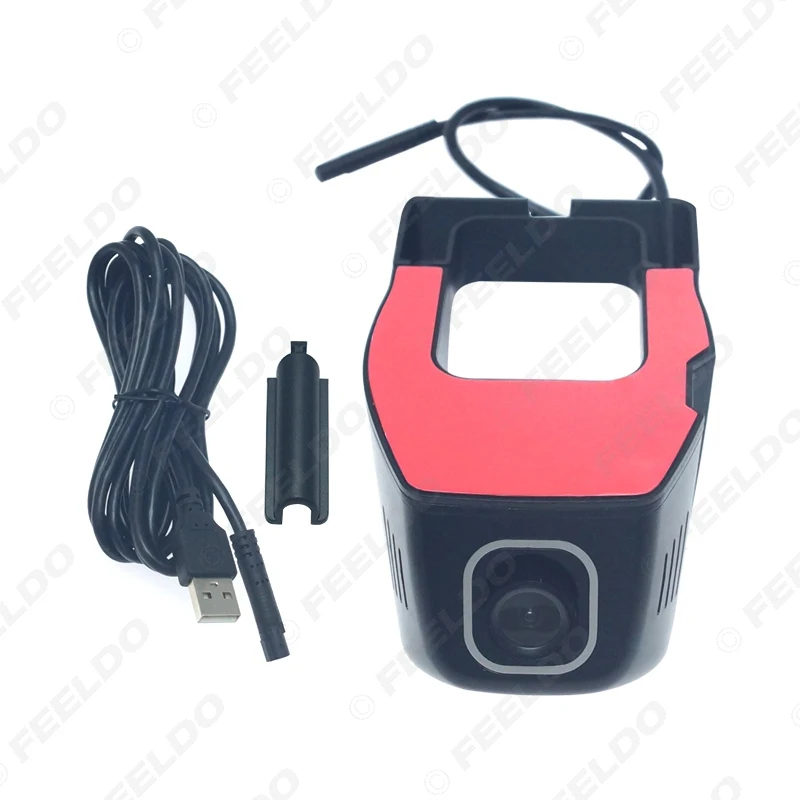 FEELDO 1 комплект 720P HD Автомобильный передний USB цифровой видеорегистратор DVR камера
