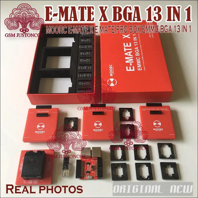 E MATE X 13 IN 1 z3x легкий JTAG плюс коробка набор+ EMMC гнездо+ NAND гнездо адаптера - Цвет: E MATE X 13 IN 1