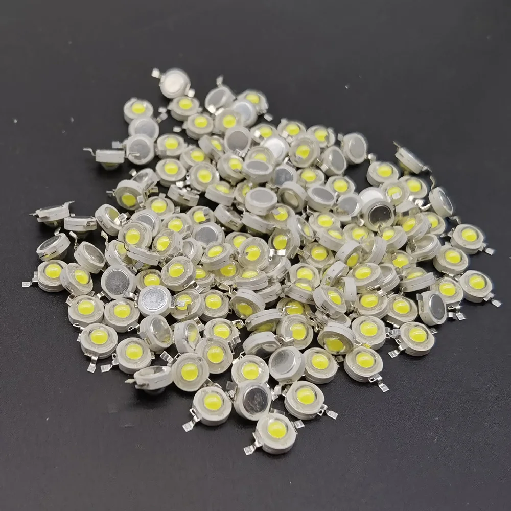 LED Chip 10-1000Pcs 1W 3W 3.2-3.6V Input 100-220LM Mini LED Bulb Diode SMD For DIY Floodlight Spotlight Downlight