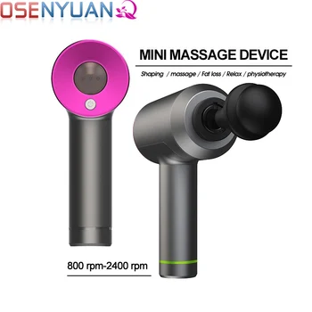 

Massage Gun – Deep Tissue Handheld Percussion Massager – five Different Heads for Different Muscle Groups - 20 Speed Options