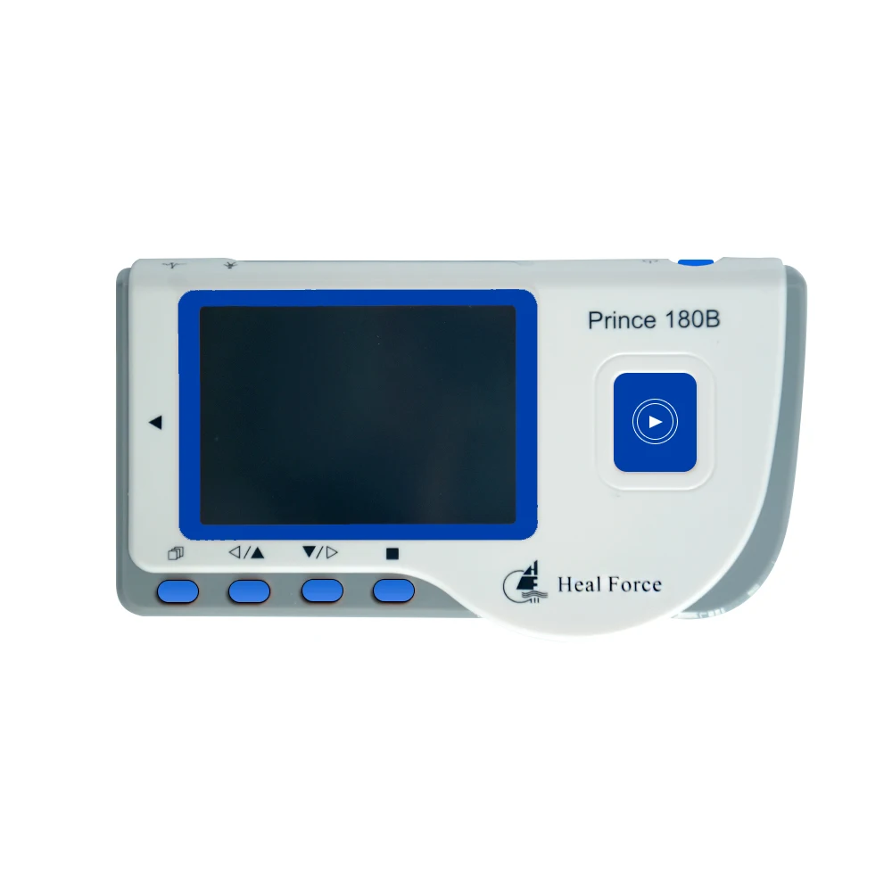 Heal Force Prince 180B портативный бытовой ЭКГ монитор непрерывного измерения цветной экран CE& FDA УТВЕРЖДЕН