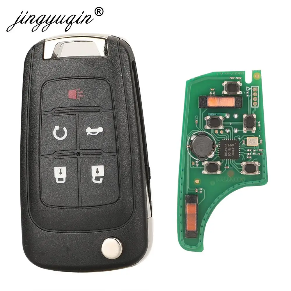 jingyuqin 315/433MHz ID46 KeylessGo Smart Remote Key for Chevrolet Cruze  Aveo Orlando Trax Lacrosse Encore Regal Verano 2/3/4/5B