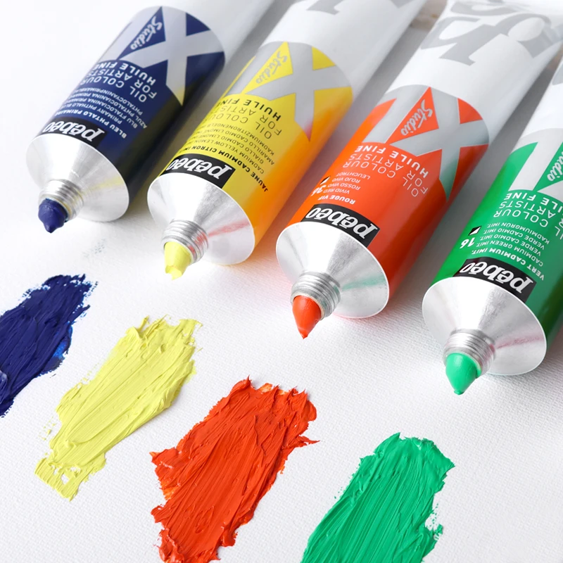 French Pebeo professional XL series Oil paint 80ml acrylic paint Oil for art studentsart supplies School supplies