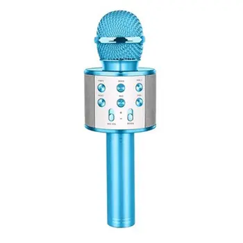 

Bluetooth Karaoke Microphone Wireless Microphone Professiona Speaker Handheld Microfone Player Singing Recorder Mic