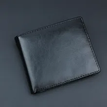 Top Vintage Men Leather Brand Luxury Wallet Short Slim Male Purses Money Clip Credit Card Dollar Price Portomonee wallets