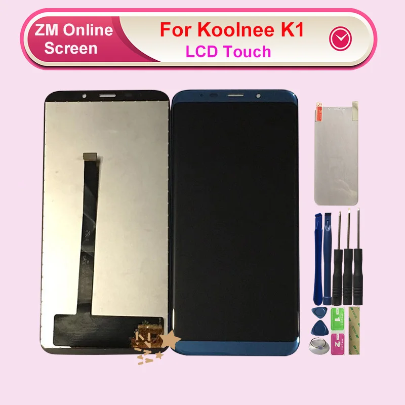 Новый оригинальный ЖК дисплей для Koolnee K1 с кодирующий преобразователь сенсорного