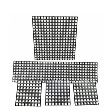 Dc5v ws2812 individualmente endereçável módulo matriz tela ws2812b digital flexível led pixel painel 8x 8/16x1 6/8x32