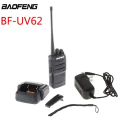 Baofeng BF-UV62 портативная рация 5 Вт VHF UHF Двухдиапазонная портативная двухсторонняя рация портативная UV-62 портативная рация PTT радио 128CH UHF DTMF