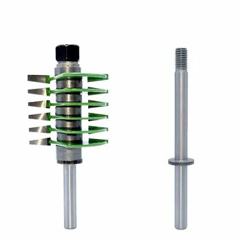 

8mm Shank 2 Teeth Woodworking Router Bit Adjustable Finger Joint Router Bit Tenon Milling Cutter For DIY Woodworking Drilling