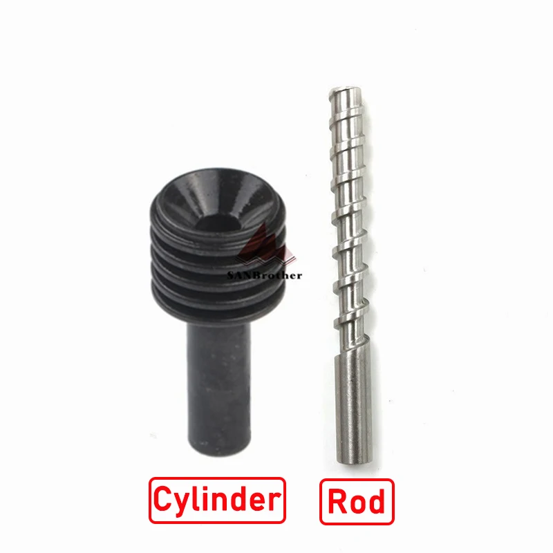 

8MM x 82MM Ceramic Mud Powder Extruder Micro Screw Throat Feed Rod Feed Rod 3D Printer Accessories