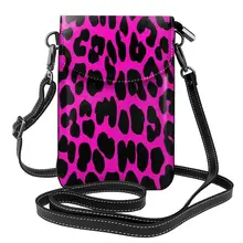 

Leopard Pattern Shoulder Bag Animal Skin Travel Student Women Bags Gifts Retro Leather Purse