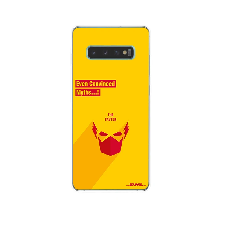 TPU Роскошный брендовый дизайнерский логотип dhl чехол для телефона для Samsung S6 Edge plus S7 S7edge S8 S8PLUS S9 S9PLUS S10 lite PLUS Мягкий из термопластика чехол - Цвет: TPU