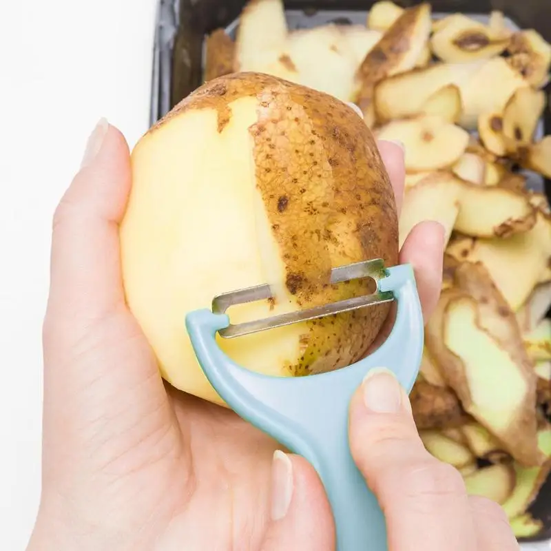 

Stainless Steel Potato Cucumber Carrot Grater Peeler Vegetables Fruit Peeler Double Planing Grater Tools