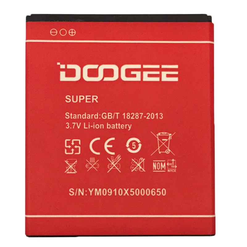 Dinto 3100mAh 3,7 V DOOGEE X5 сменные батареи литий-ионный смартфон резервная батарея для DOOGEE X5 Pro X5 X5S мобильный телефон