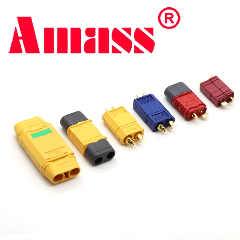 10 шт. штекер Amass XT30U с разъемом Папа мама обновленный XT30 для RC FPV Lipo аккумулятор