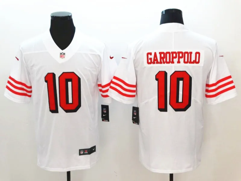 AS PICTURE Сшитый Топ для мужчин 49ers Jimmy Garoppolo Vapor Joe Монтана маркиза Гудвин Рихард Шерман Ронни Лотт Vapor Untouchable Jersey рубашка - Цвет: AS PICTURE