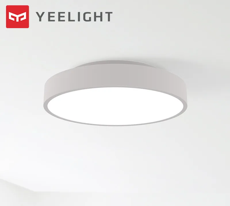 Xiao mi Yee светильник, умный потолочный светильник, пульт дистанционного управления mi APP, Wi-Fi, Bluetooth, умный светодиодный, цветной, IP60, пылезащитный - Цвет: Gray