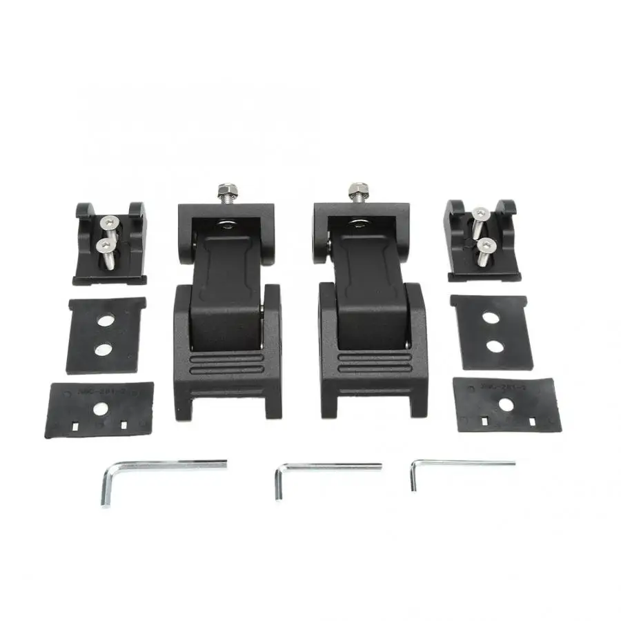 1 пара черная защелка капота защелка Пряжка подходит для Jeep Wrangler JK 2007- защелка капота защелка автомобиля аксессуары Пряжка капота