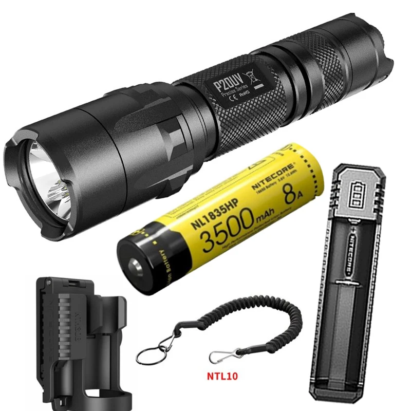 NITECORE P20UV 800LM U2 5x светодиодное ультрафиолетовое снаряжение правоохранительное