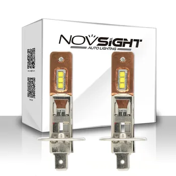 

NOVSIGHT H1 Led Headlight Bulbs Car Head Light 1800LM 12V 60W 6000k With LED Chips Bulb Auto Led Light Headlight Fog Lamps