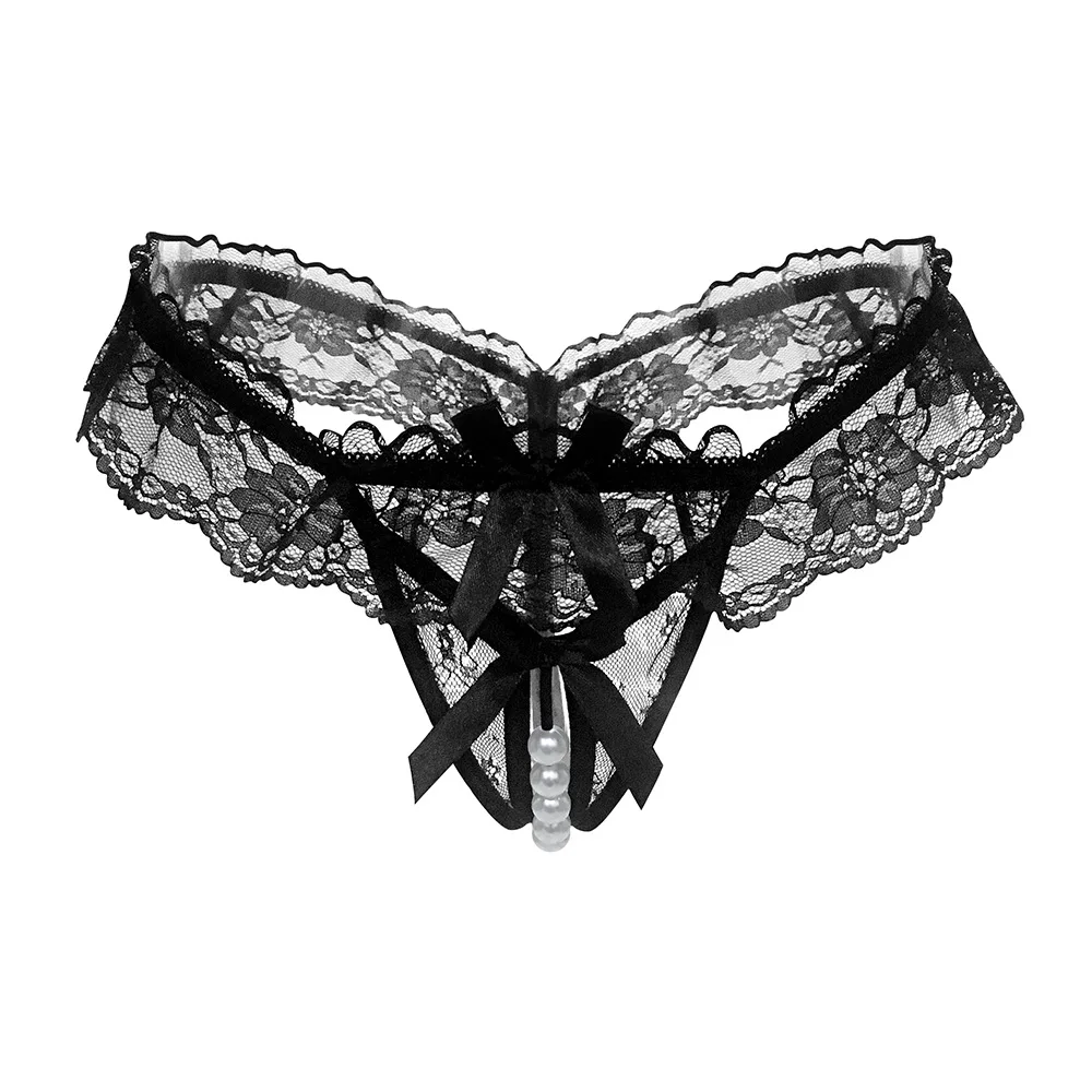 Linbaiway Lingerie Women Sexy Panties Transparent Intimates Plus Size Lace Panties Female Underwear Lace G Strings Thongs