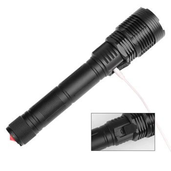 

5 Modes 2500LM USB Rechargeable Rotation Zoom Torch Lamp XHP 70 LED Flashlight Lantern Flashlight Waterproof Spot Lamp