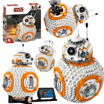 

1106pcs Starwars BB-8 Building Blocks Bricks Compatible 75187 LEPINS05128 Star wars Sets With Figures Toys For Children Gift
