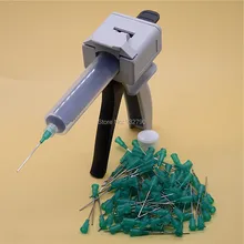 30cc клеевой пистолет ручной дозатор& 30cc Дозирующий Шприц Баррель Клей Дозатор& 100x18 г дозирующие иглы