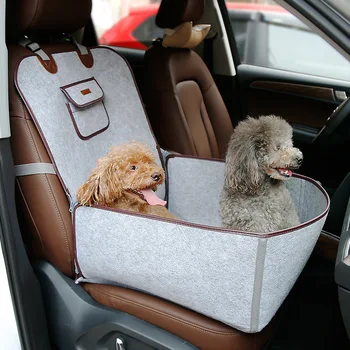 

Pet Dog Front Seat Cover Protector for Cars 2 in 1 Carrier for Dogs Folding Cat Car Booster Seat Cover Anti-Slip Pet Car Carrier