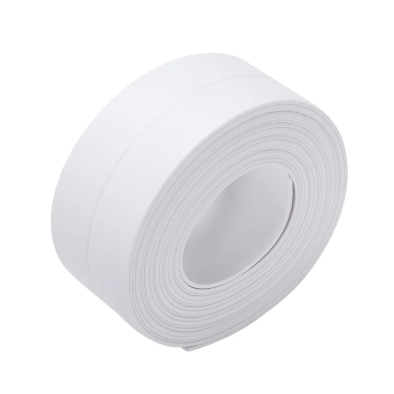 

Promotion! 3.2m*38mm White Bath And Wall Sealing Strip Self Adhesive Tape Sink Basin Edge