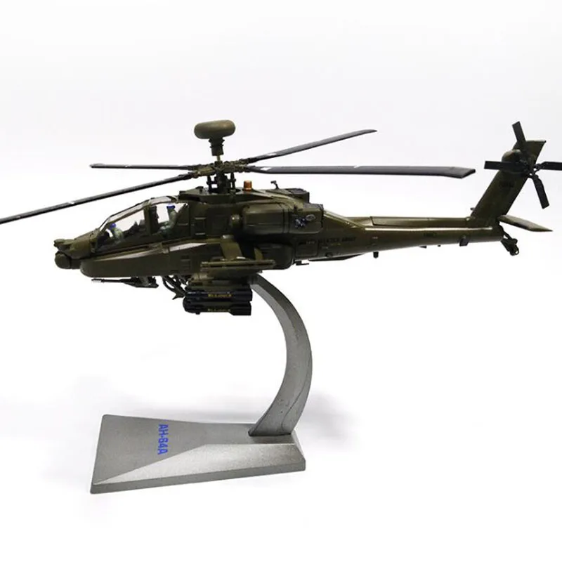 

1/72 Scale Army Helicopter Fighter Black Hawk AH-64 APACHE Model Aircraft Airplane Toy Adult Children Gift Military Show Display