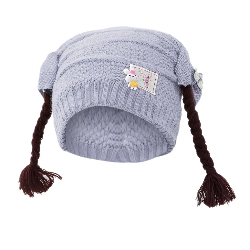 Cute winter baby hat Toddler Kids Girl Boy Baby Infant Warm Crochet Knit Hat Beanie Cartoon Cap czapka dziecieca#25