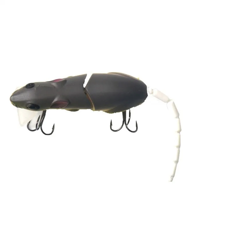 Приманка Luya mouse bionic knot long shot кальмар сквата рот черная рыба приманка крыса приманка мульти-шарнир хвост tants Танты A1 - Цвет: Коричневый