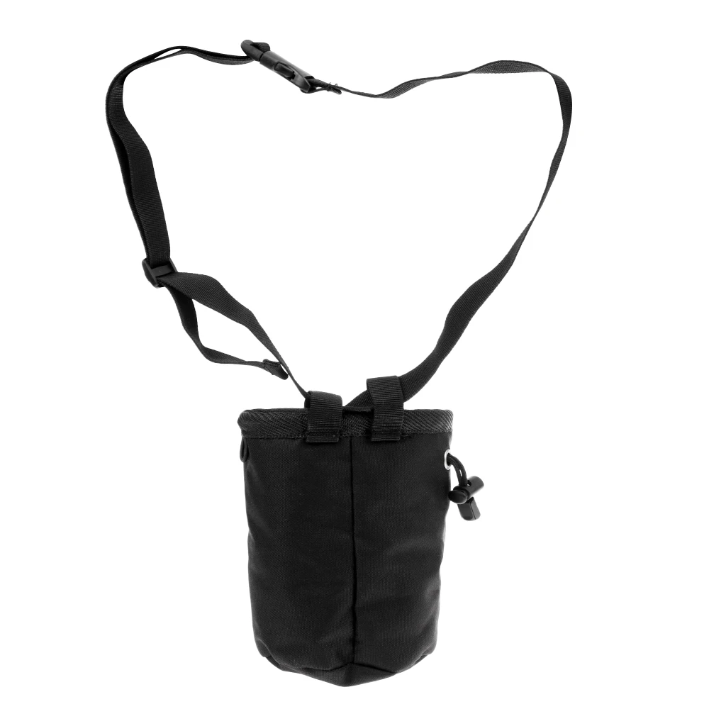 Cylindrical Rock Climbing Chalk Bag + Waist Belt & Drawstring Zip Pocket Accessories | Спорт и развлечения