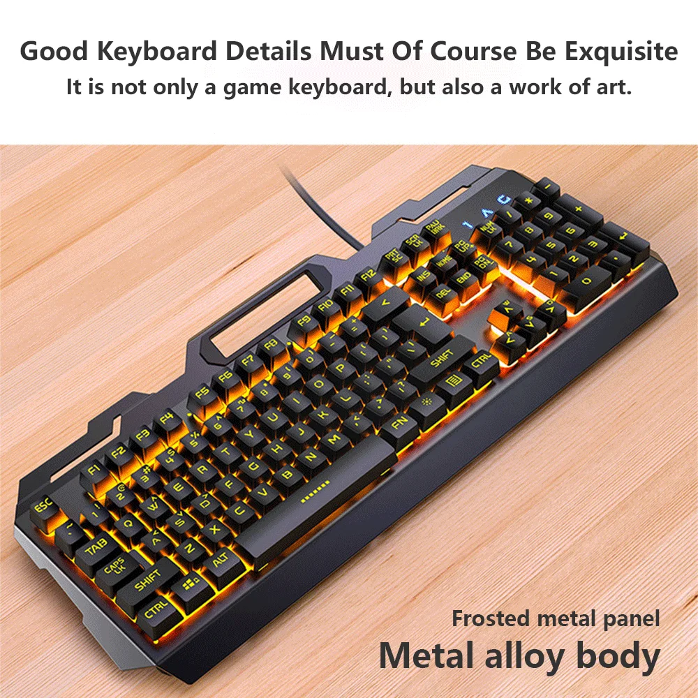 2020 игровая клавиатура и мышь компьютерная RGB с подсветкой Механическая