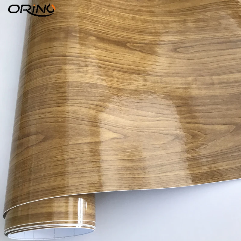 Wood Grain Sticker Film Wrap-4