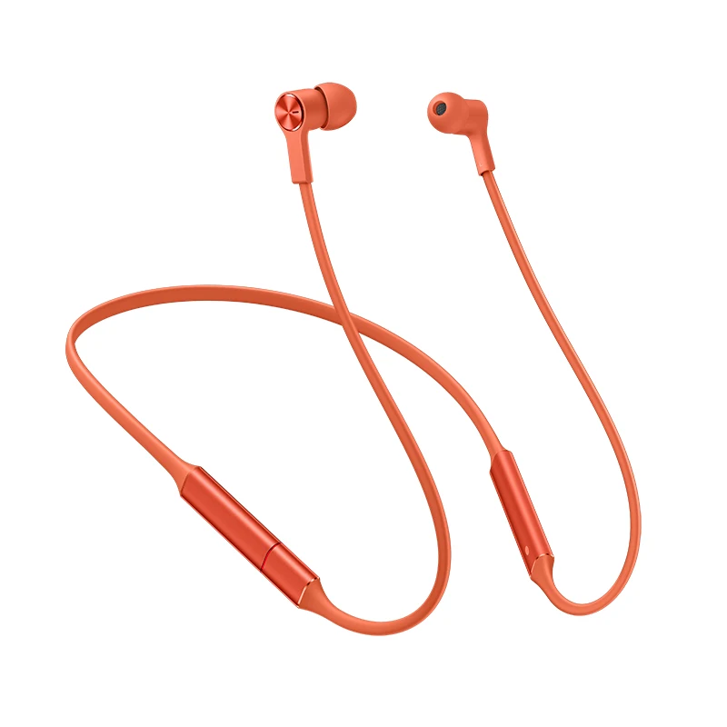 Красный Huawei FreeLace спортивные наушники водонепроницаемые наушники-вкладыши Bluetooth беспроводные для наушников, карты памяти кабель металлический полость жидкий силикон - Цвет: Красный