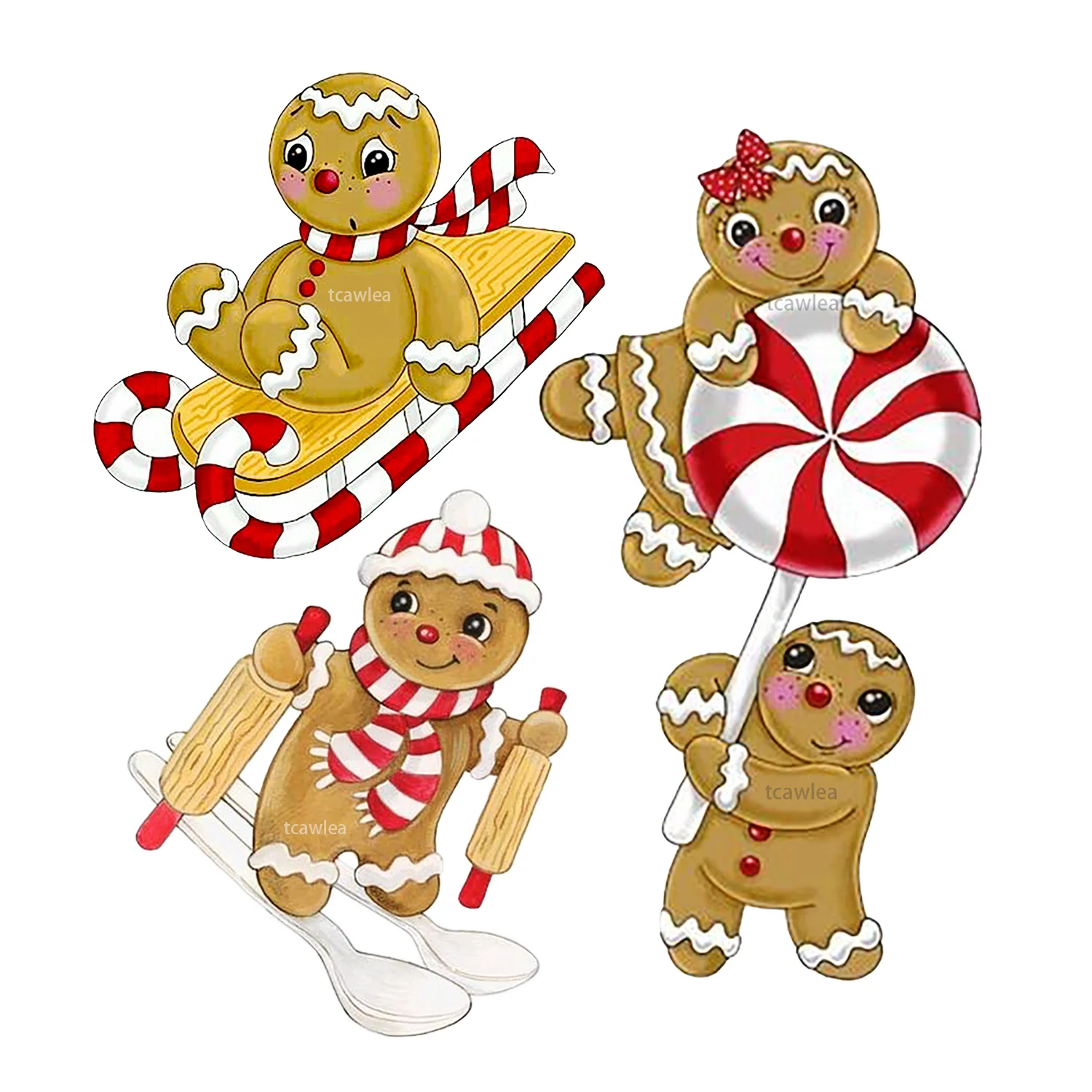 

Christmas Embossing Cutting Dies New Sleigh Candy Gingerbread Man Metal Stencil For Scrapbook Card Craft Decorative